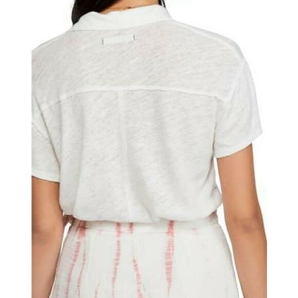 Free People The Posh Tee We The Free Collared Oversized V-Neck Baggy Shirt Tunic - Picture 5 of 11